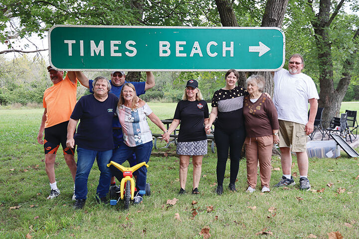 Friends and family gather for the 42nd Times Beach reunion on Sept. 28, 2024, at Route 66 State Park.